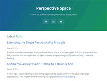 Tablet Screenshot of perspectivespace.com